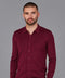 Mens Lightweight Extra Fine Merino Long Sleeve Shirt Rioja