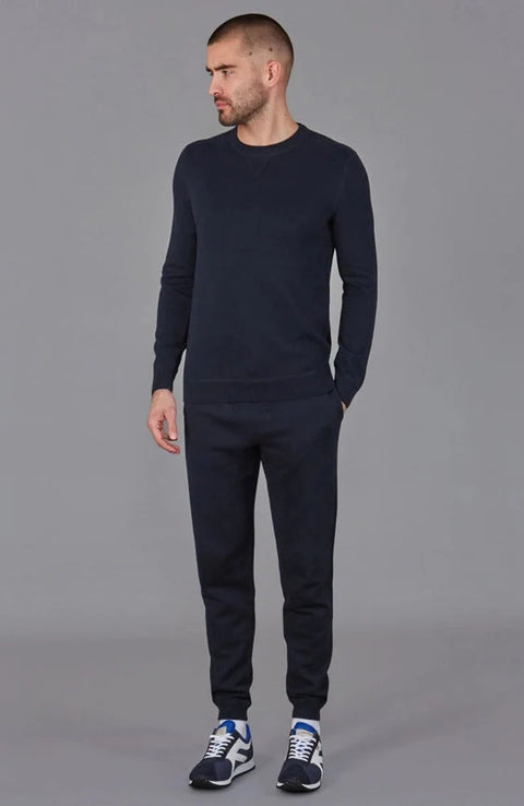 Mens Midweight Cotton Knitted Sweatshirt