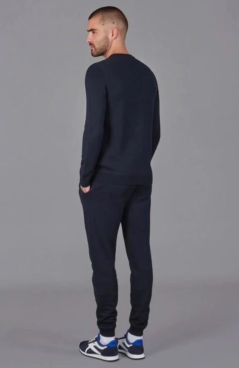 Mens Midweight Cotton Knitted Sweatshirt