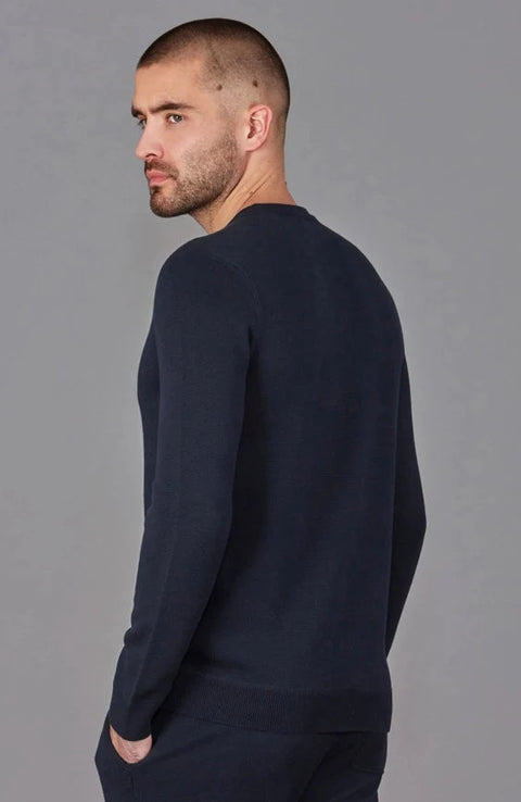 Mens Midweight Cotton Knitted Sweatshirt