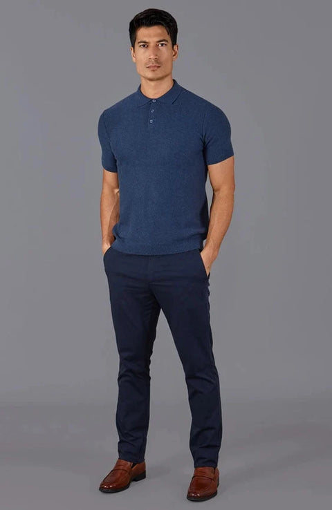 Mens Midweight Cotton Short Sleeve Polo Shirt
