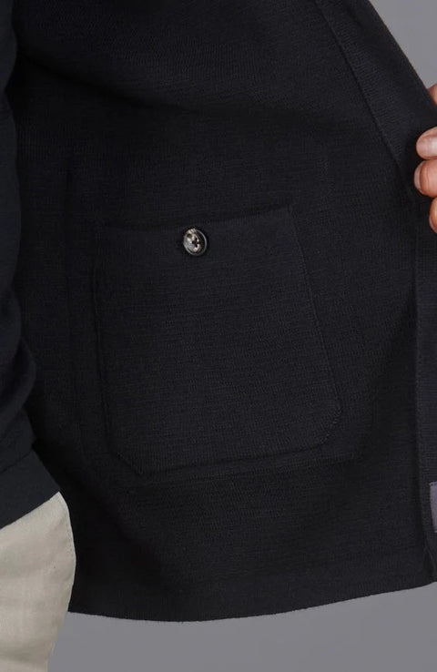 Mens Midweight Cotton Work Shirt Black