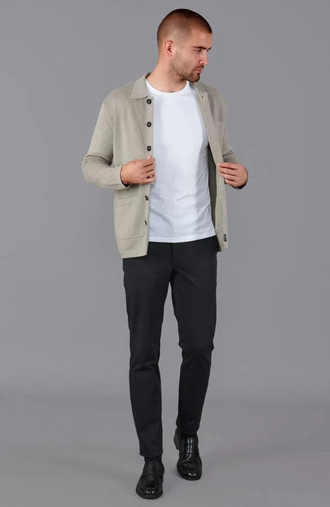 Mens Midweight Cotton Work Shirt Fawn