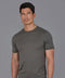 Mens Superfine Mercerised Cotton Knitted T-Shirt Charcoal