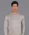 Mens Superfine Merino Silk Crew Neck Jumper
