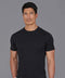 Mens Ultra Fine Cotton Knitted Pocket T-Shirt Black