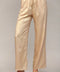 Metallic Wide Leg Pants