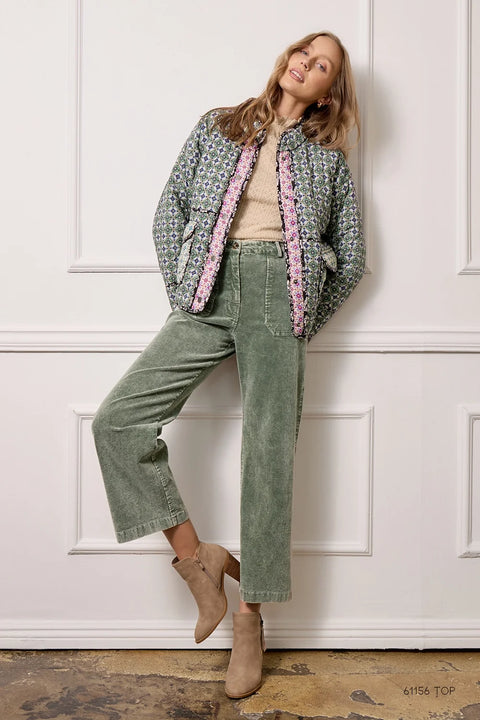 Mixed Media Quilted Jacket