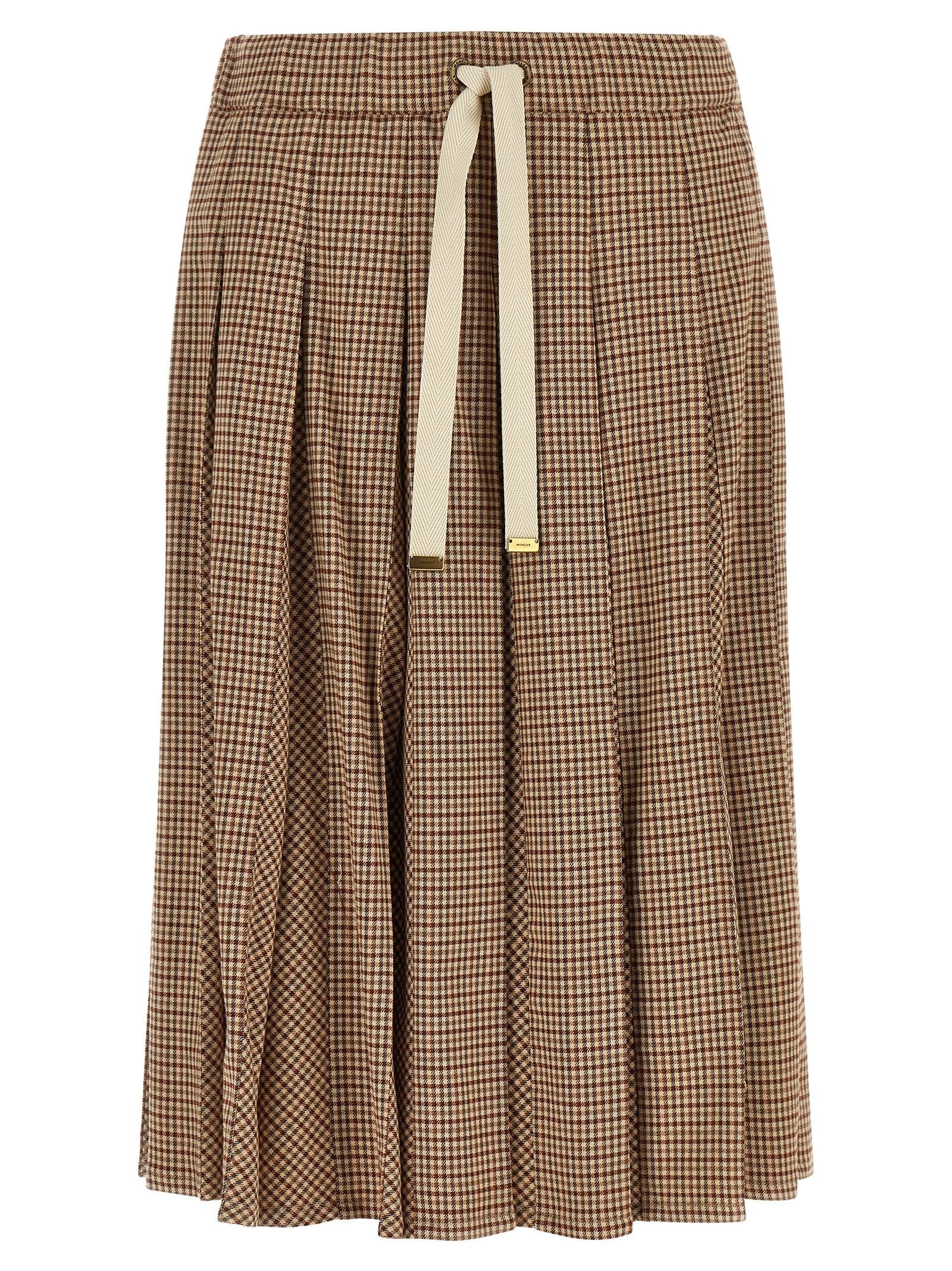 Moncler Pleated Midi Skirt