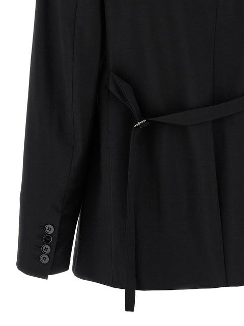 Nensi Dojaka Belt Blazer