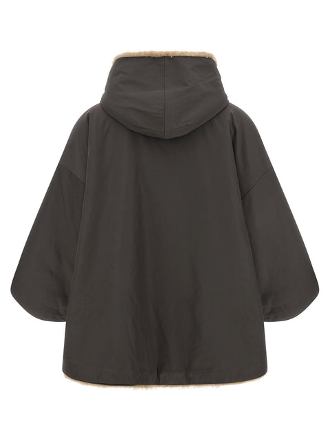 Lou Andrea Reversible Cape With Hood