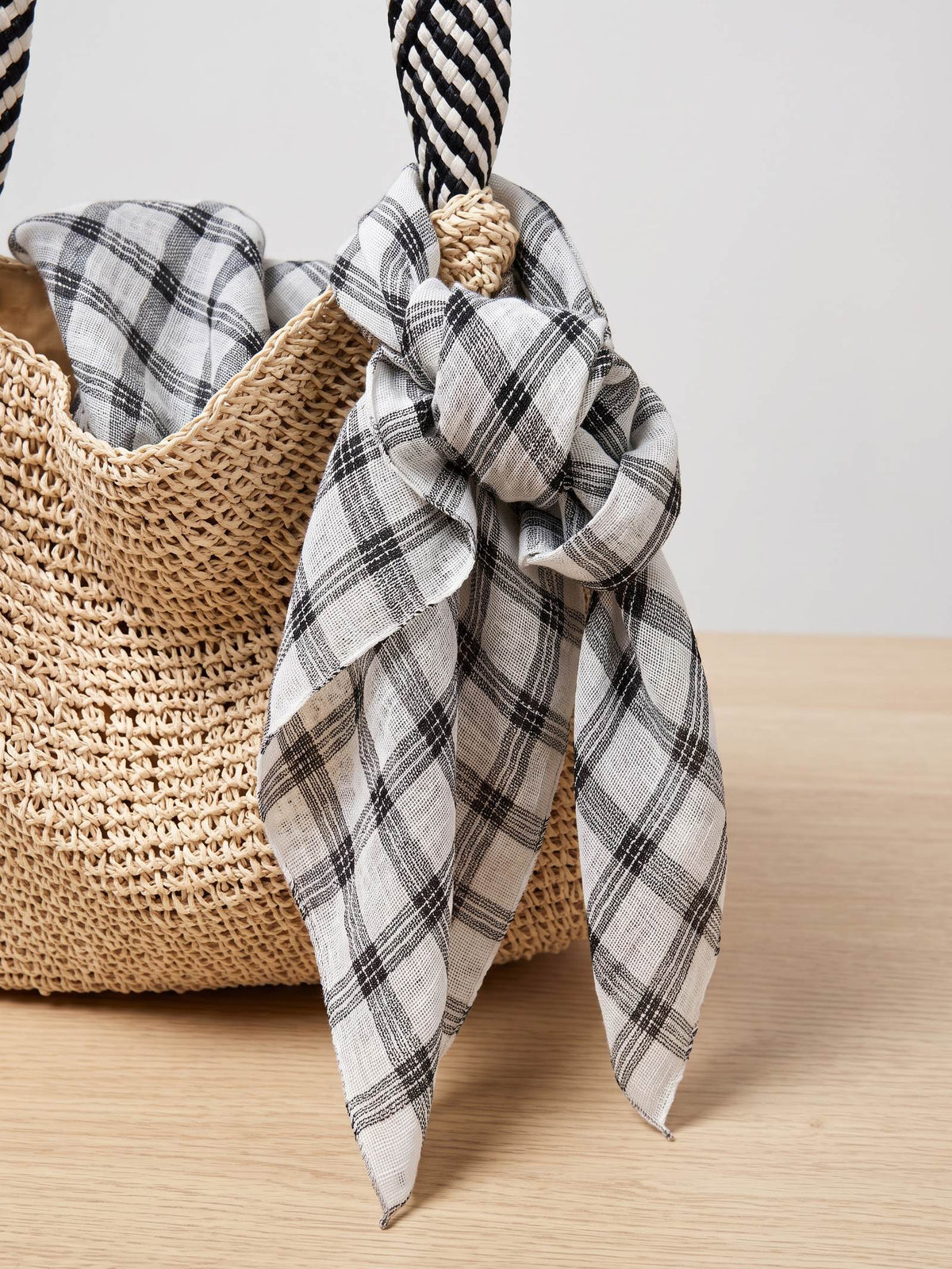 Natural Linen Soft Texture Scarf