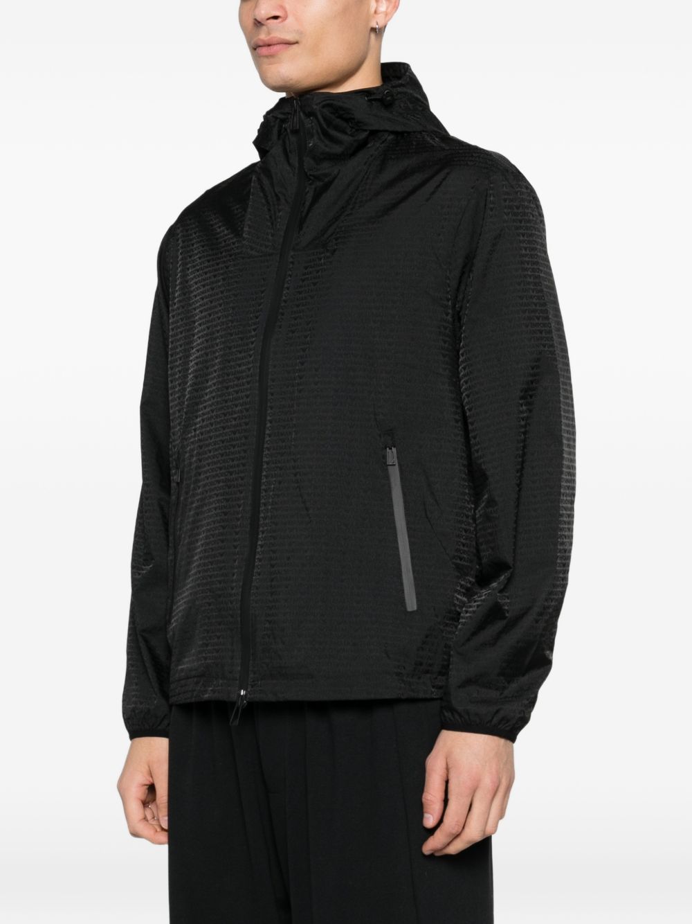 Nylon Blouson Jacket with Zip Pockets for Everyday Comfort