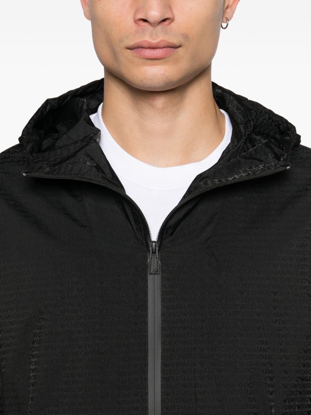 Nylon Blouson Jacket with Zip Pockets for Everyday Comfort
