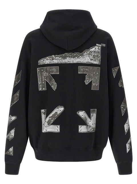 Off White Metal Arrow Skate Hoodie