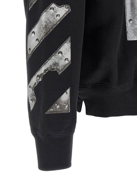 Off White Metal Arrow Skate Hoodie
