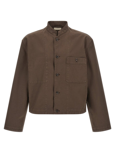 Lemaire Brown Korean Collar Jacket