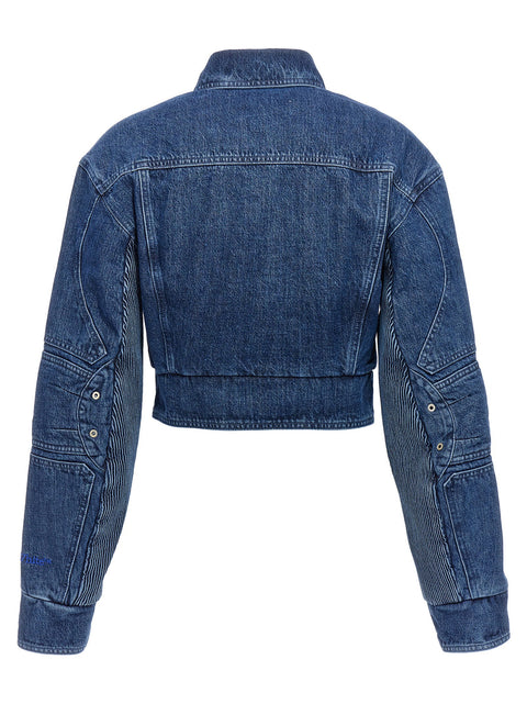 Off White Motorcycle Denim Jacket