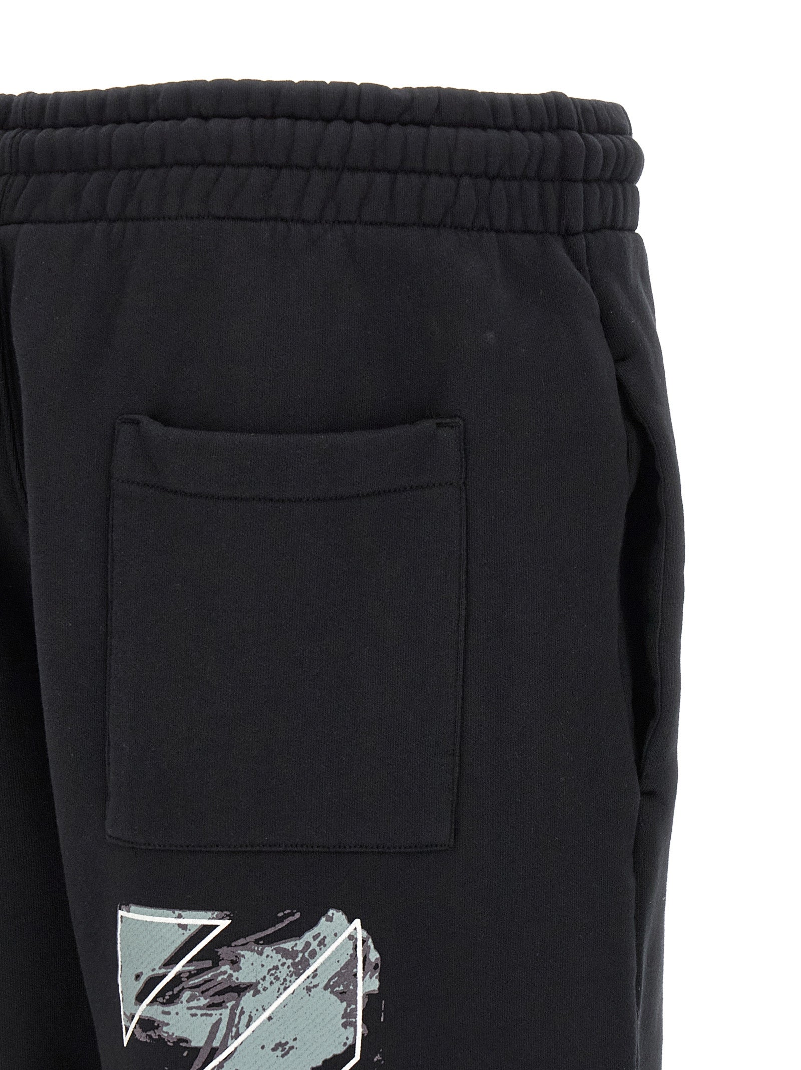 Off White Off-white Paint Diag Skate Bermuda Shorts