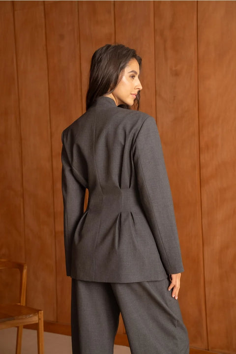 Ori Belted Peplum Jacket