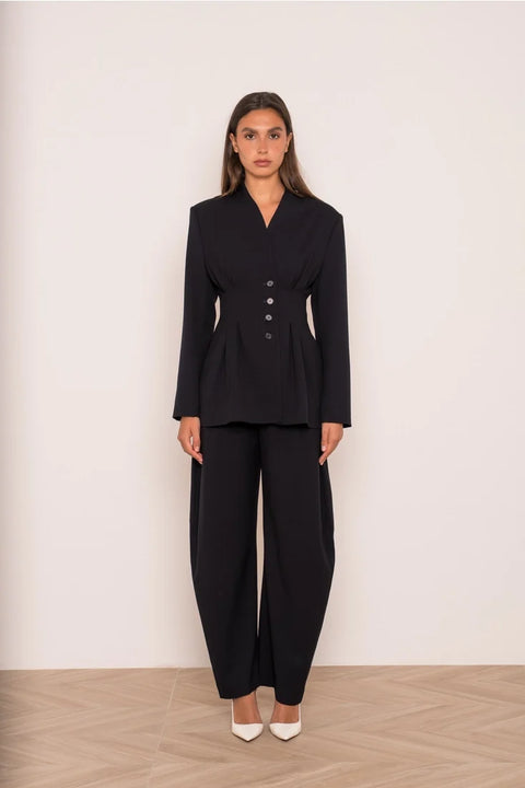 Ori Belted Peplum Jacket
