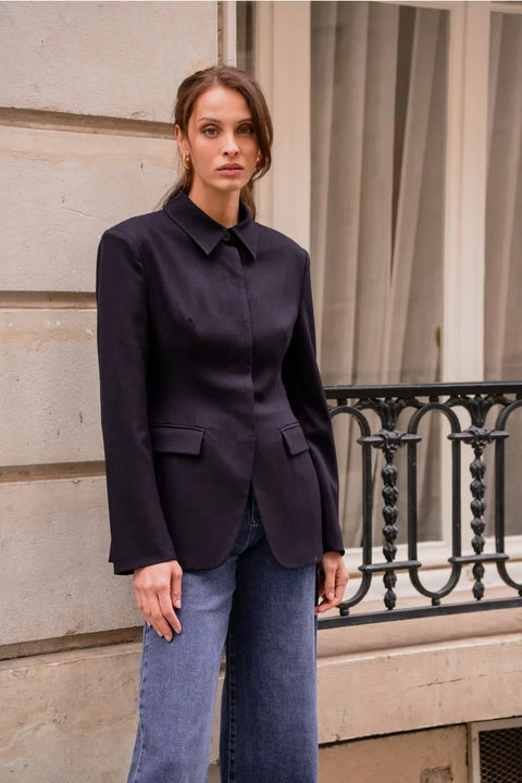 Ori Fitted Shirt-Jacket