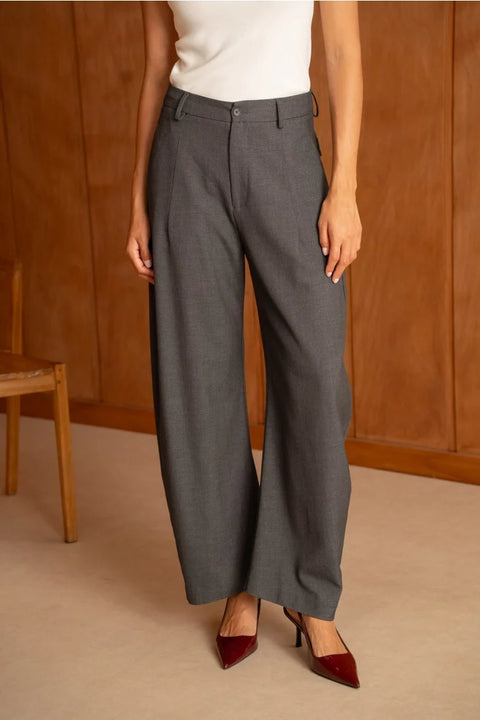 Ori Structured Wide Balloon Pants