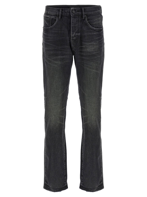 Purple P005 Double Dip Coated Jeans