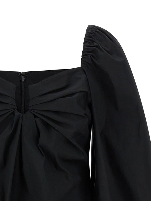 Carolina Herrera Puff Sleeve Top