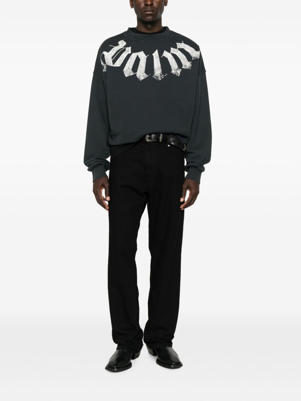 PALM ANGELS Sweaters BLACK