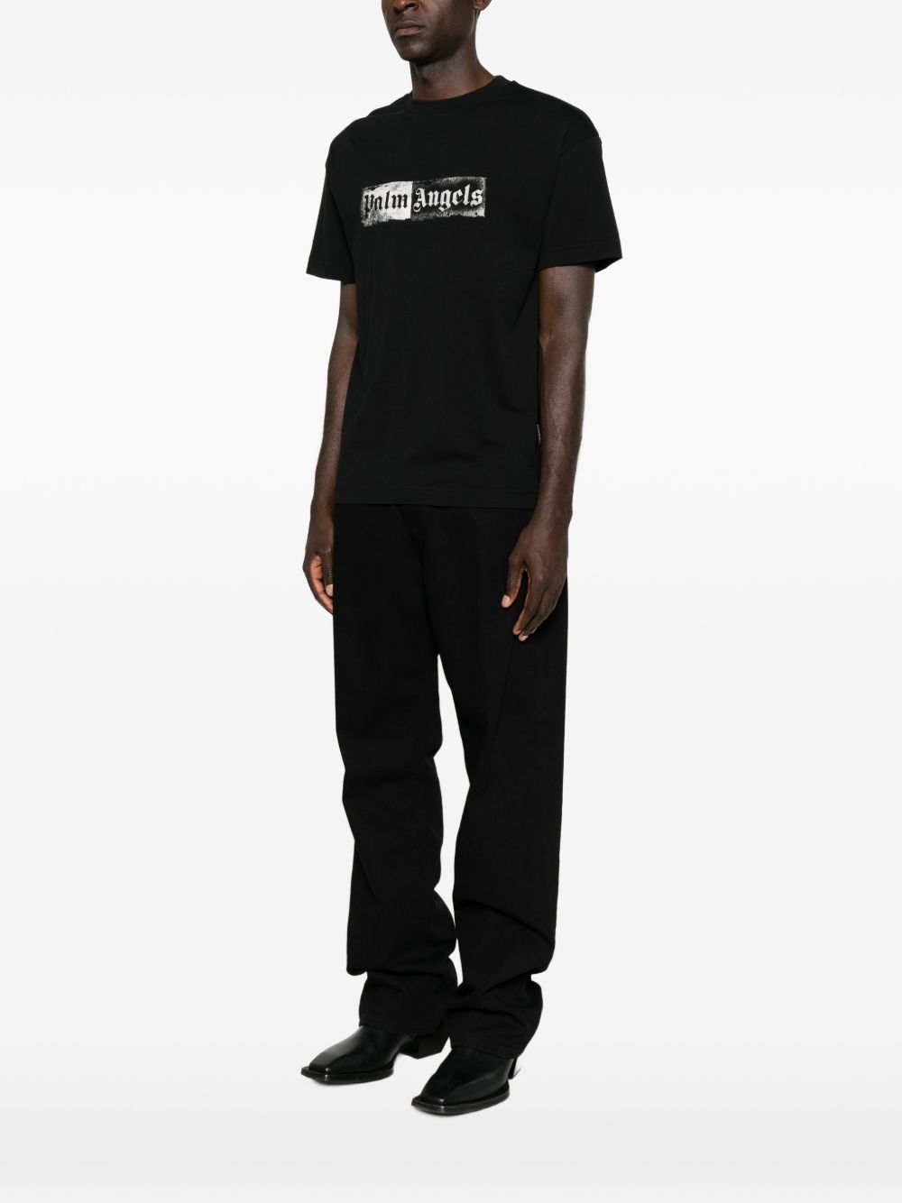 PALM ANGELS T-shirts and Polos BLACK