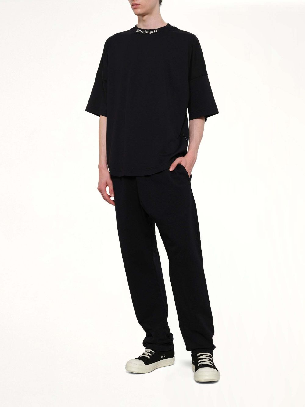 PALM ANGELS T-shirts and Polos BLACK