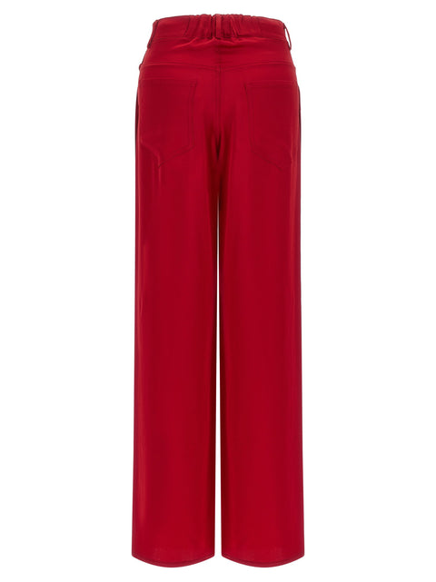 Di.la3 Pari' Red Cadì Pants