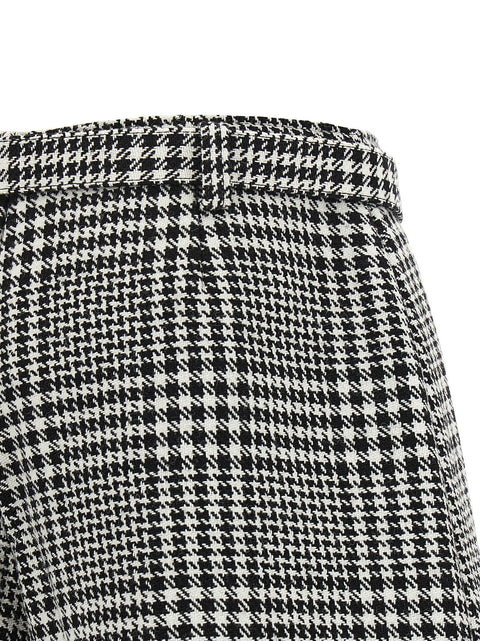 Self-Portrait Bouclé Wool Skort
