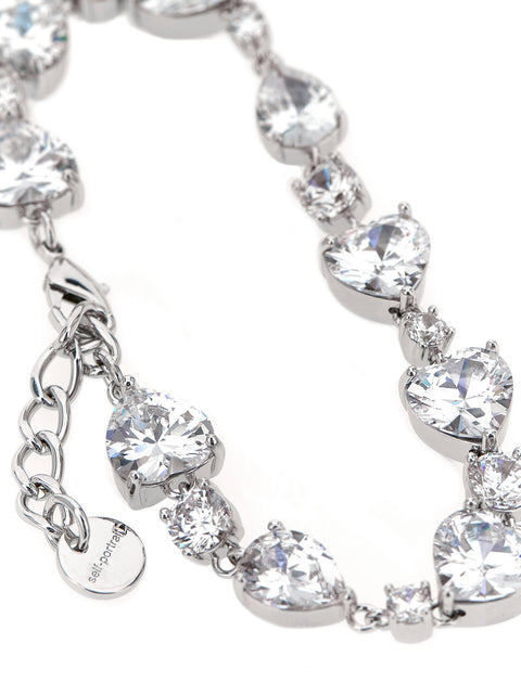Self-Portrait Crystal Droplet Bracelet