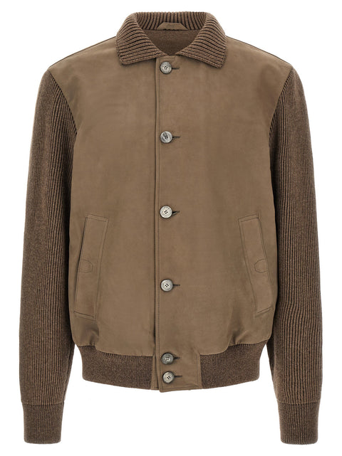 Brioni Brown Hybrid Jacket