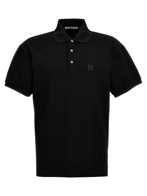 Palm Angels Monogram Polo Shirt