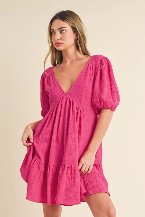 Penny Magenta Women's Dress