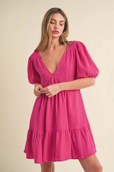 Penny Magenta Women's Dress