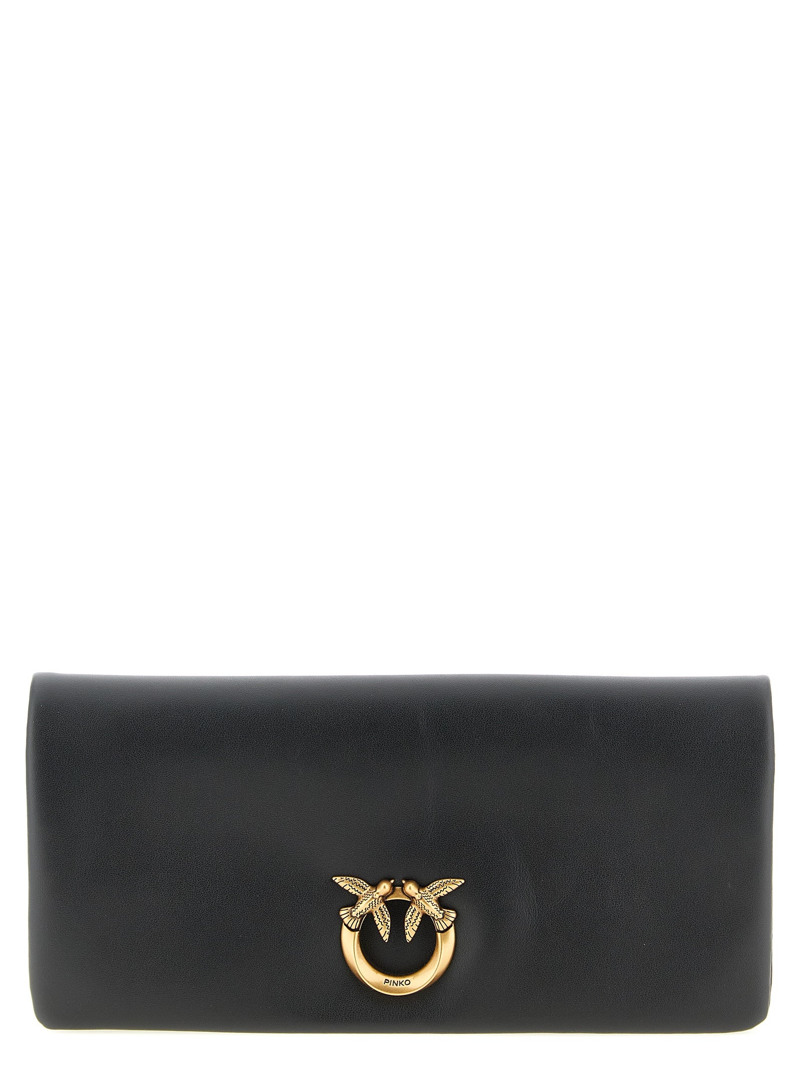 Pinko Medium Love Click Soft Horizontal Clutch Bag