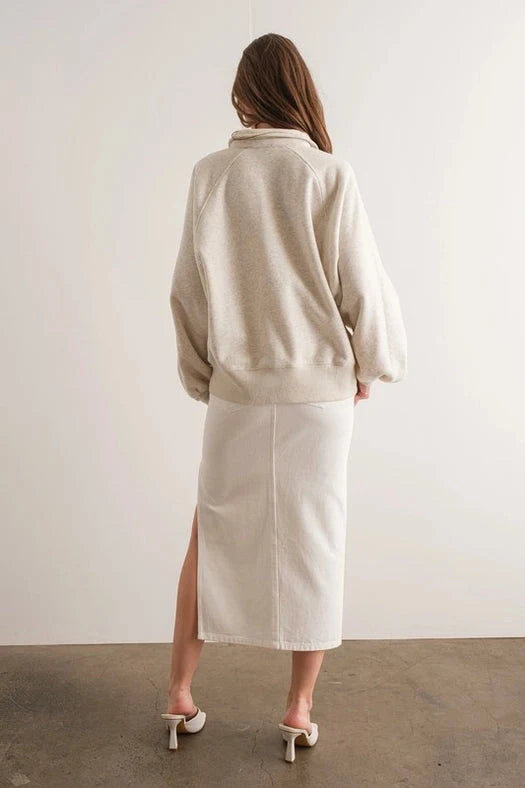 Piper Snap Button Collared Sweater