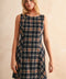 Plaid Pattern Women’s Dress Elegant Classic Style