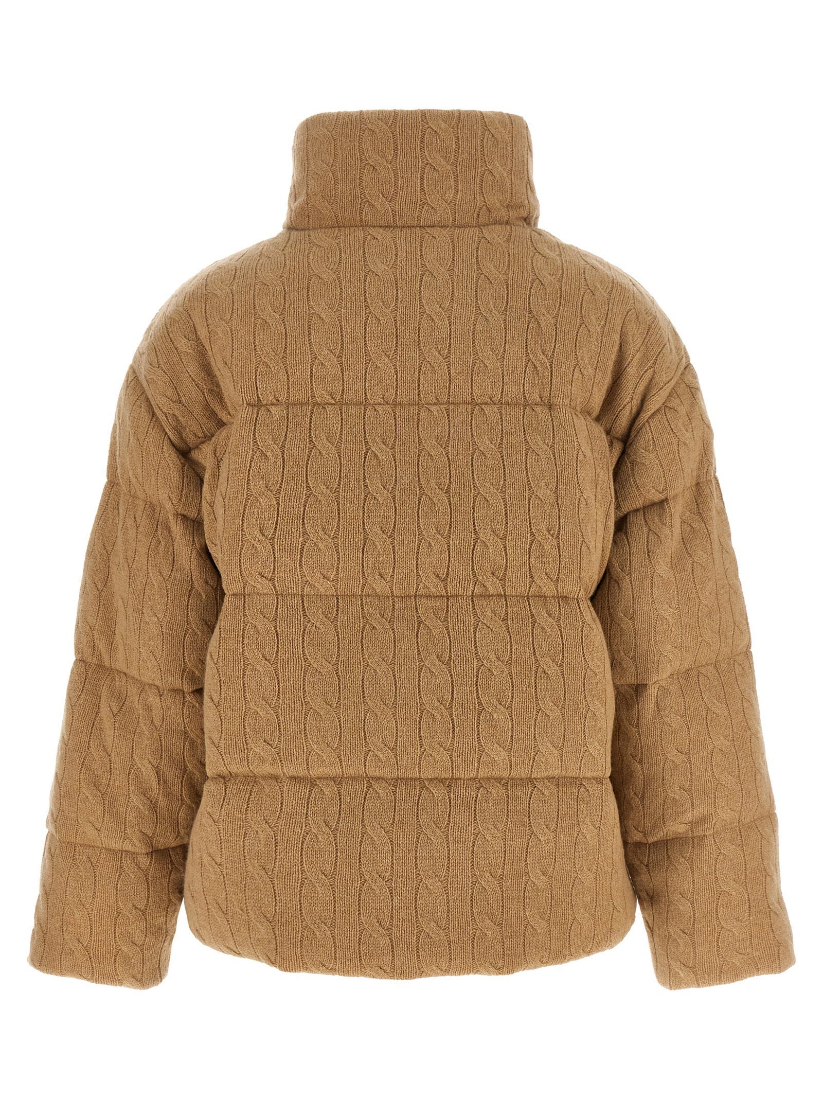 Polo Ralph Lauren Knitted Braided Down Jacket