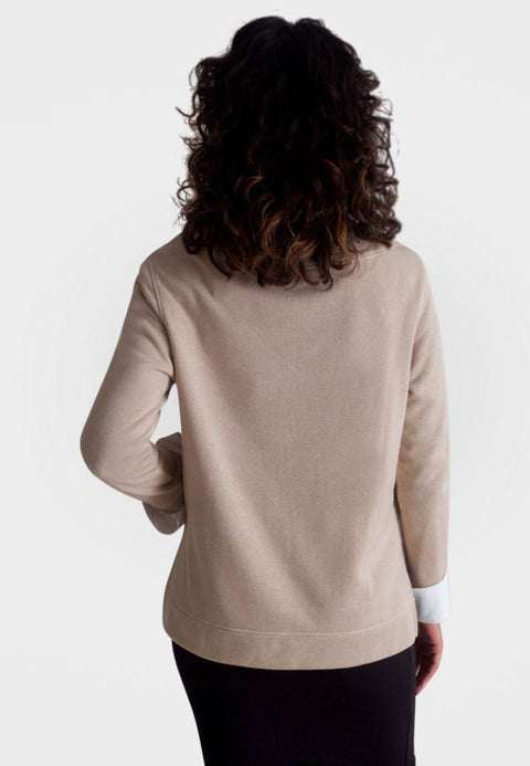 Power Vee 'Sweater' Sweatshirt - Charcoal Gray