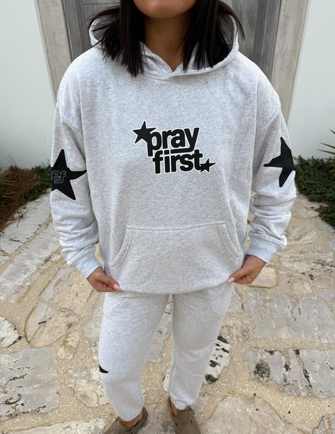 Pray First Unisex Hoodie