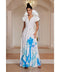 Printed Maxi Dress for Women Elegant Long Dress