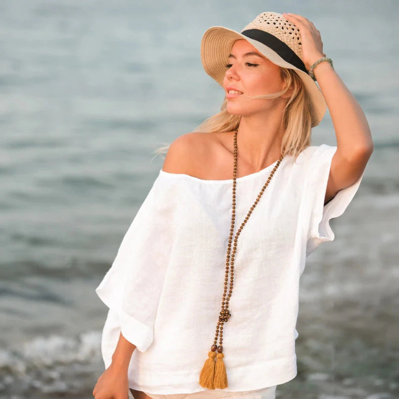 Pure Linen White Top
