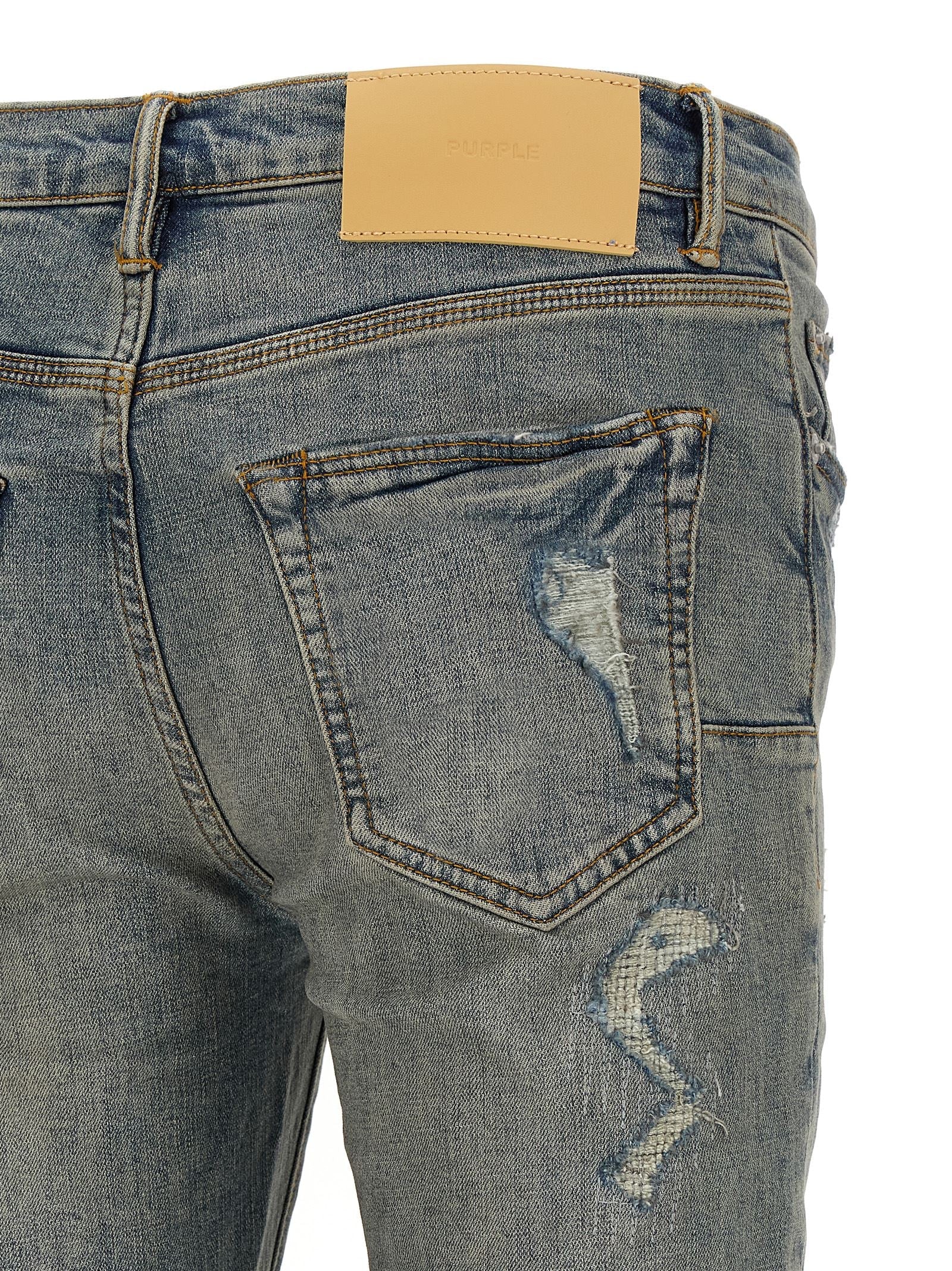 Purple P001 Light Blue Vintage Jeans