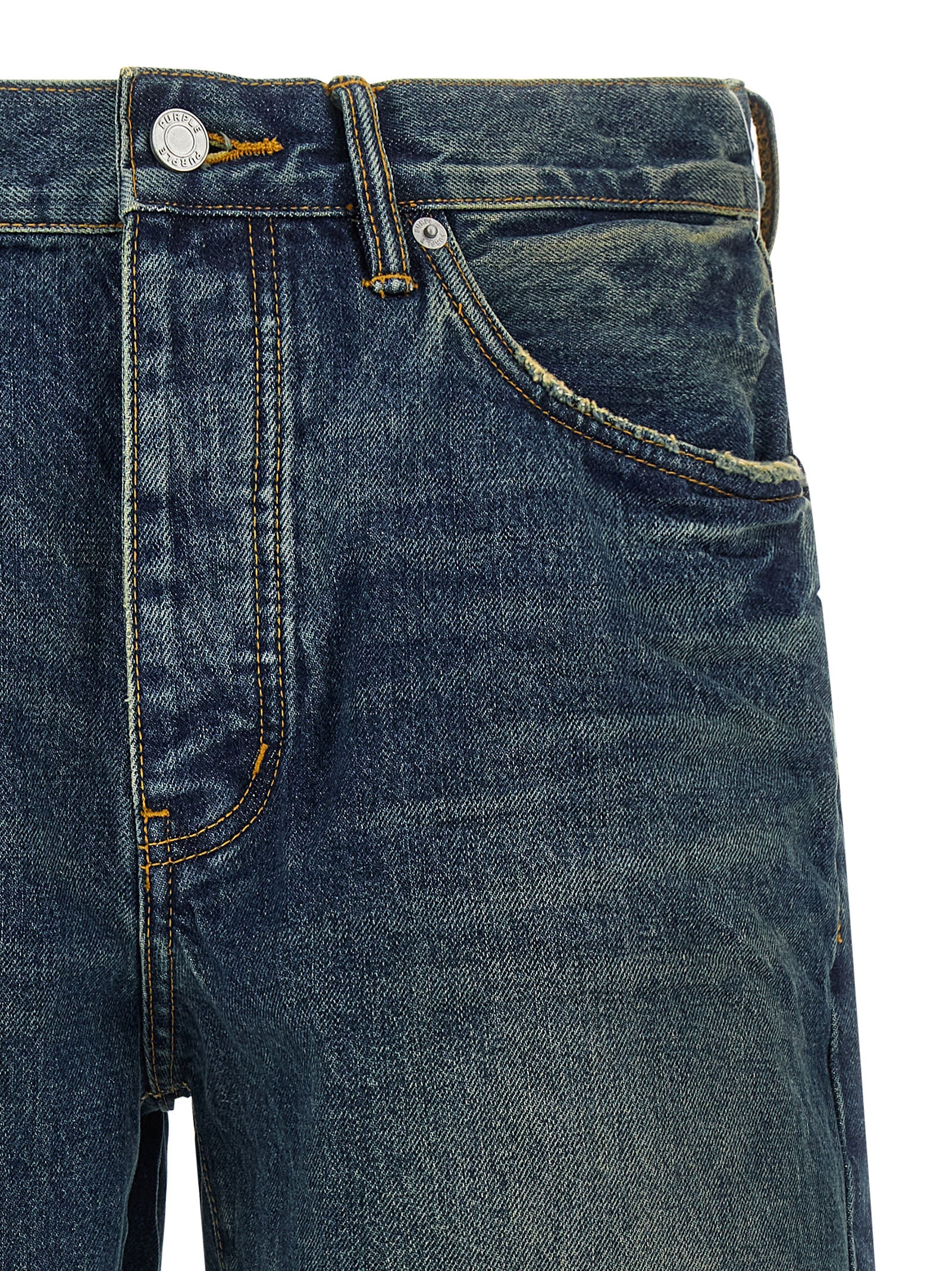 Purple P059 Vintage Mid Bermuda Shorts