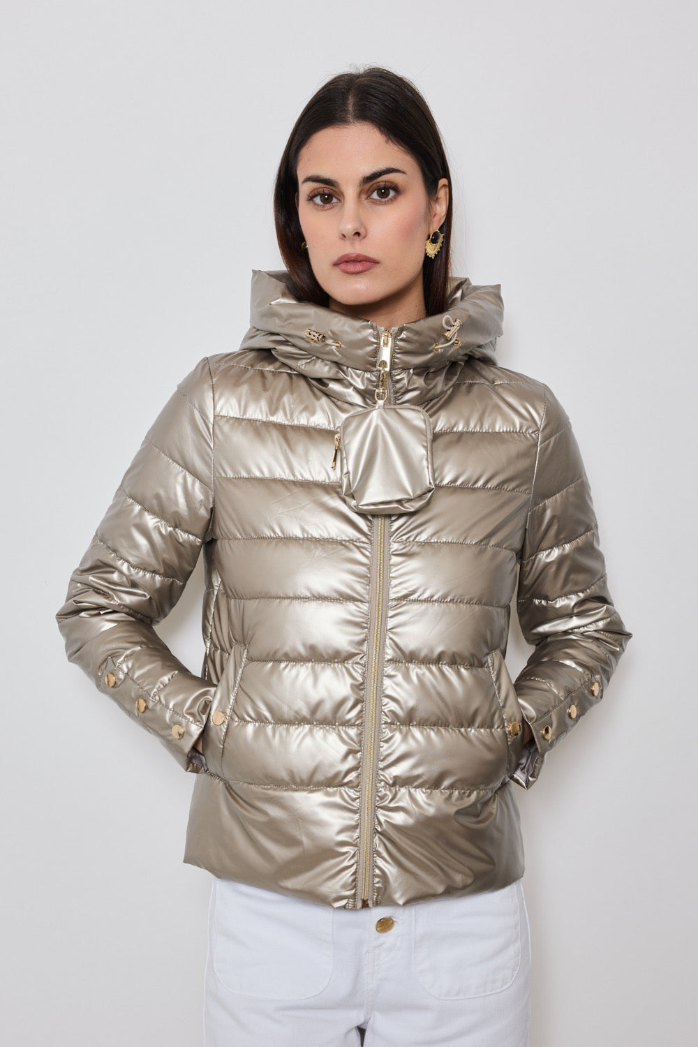 Quilted Hooded Jacket